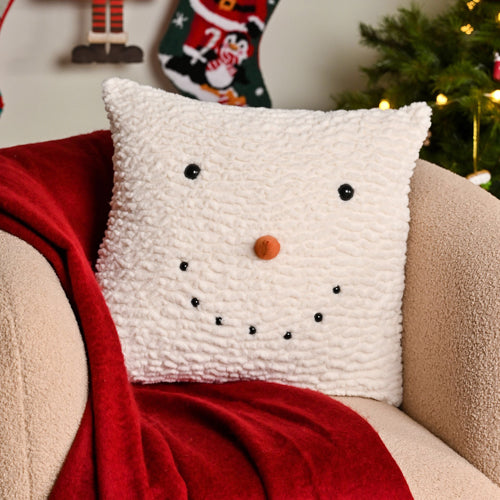 Snowman Christmas Cushion