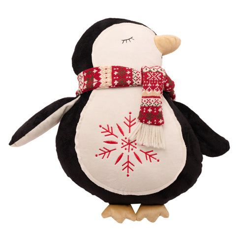 Penguin Shaped Christmas Cushion