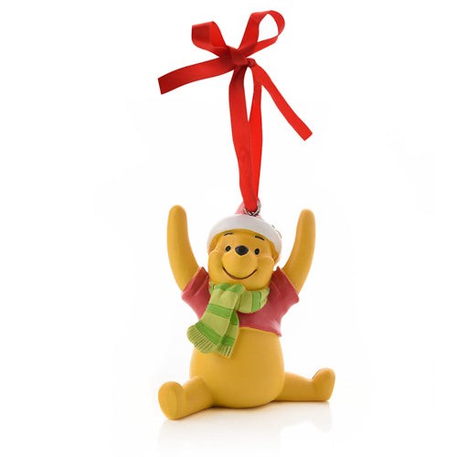 Winnie The Pooh Resin Set of 4 Christmas Tree Decorations