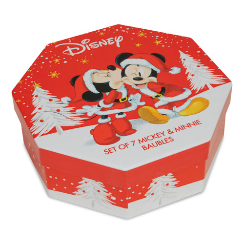 Disney Mickey & Minnie Baubles (Set of 7)