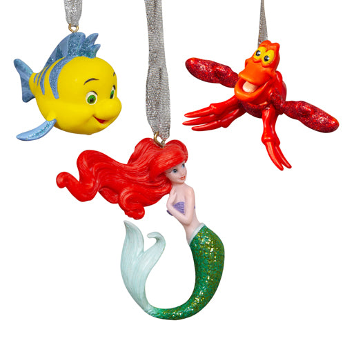 Disney Little Mermaid Set of 3 Hanging Decorations