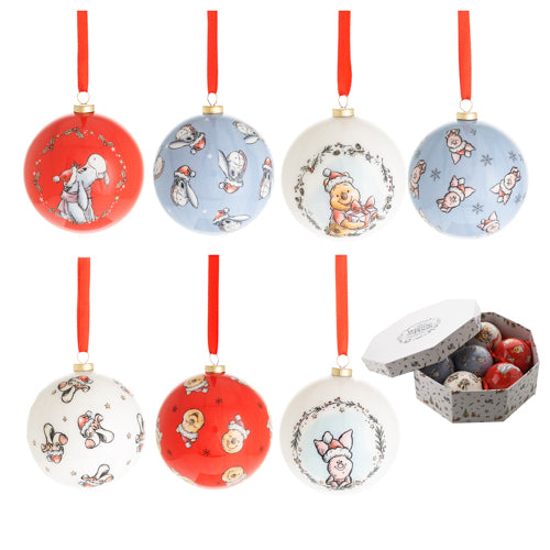 Disney Winnie The Pooh Set of 7 Baubles