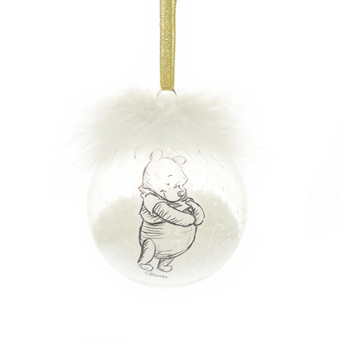 Disney Pooh & Piglet Set of 2 Feather Baubles