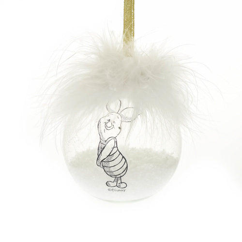 Disney Pooh & Piglet Set of 2 Feather Baubles