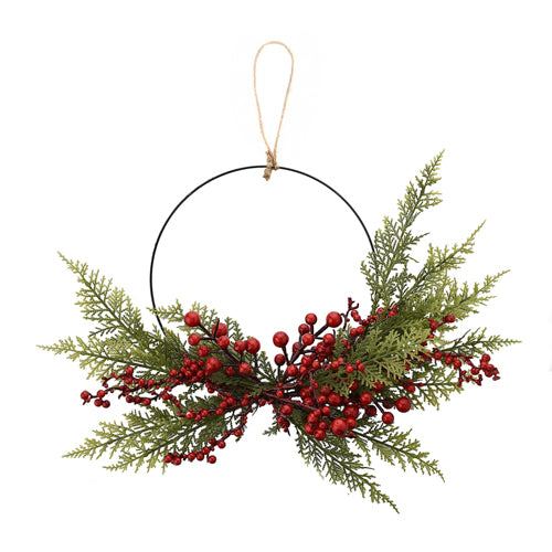 Large Winter Berries Christmas Wreath (45cm)