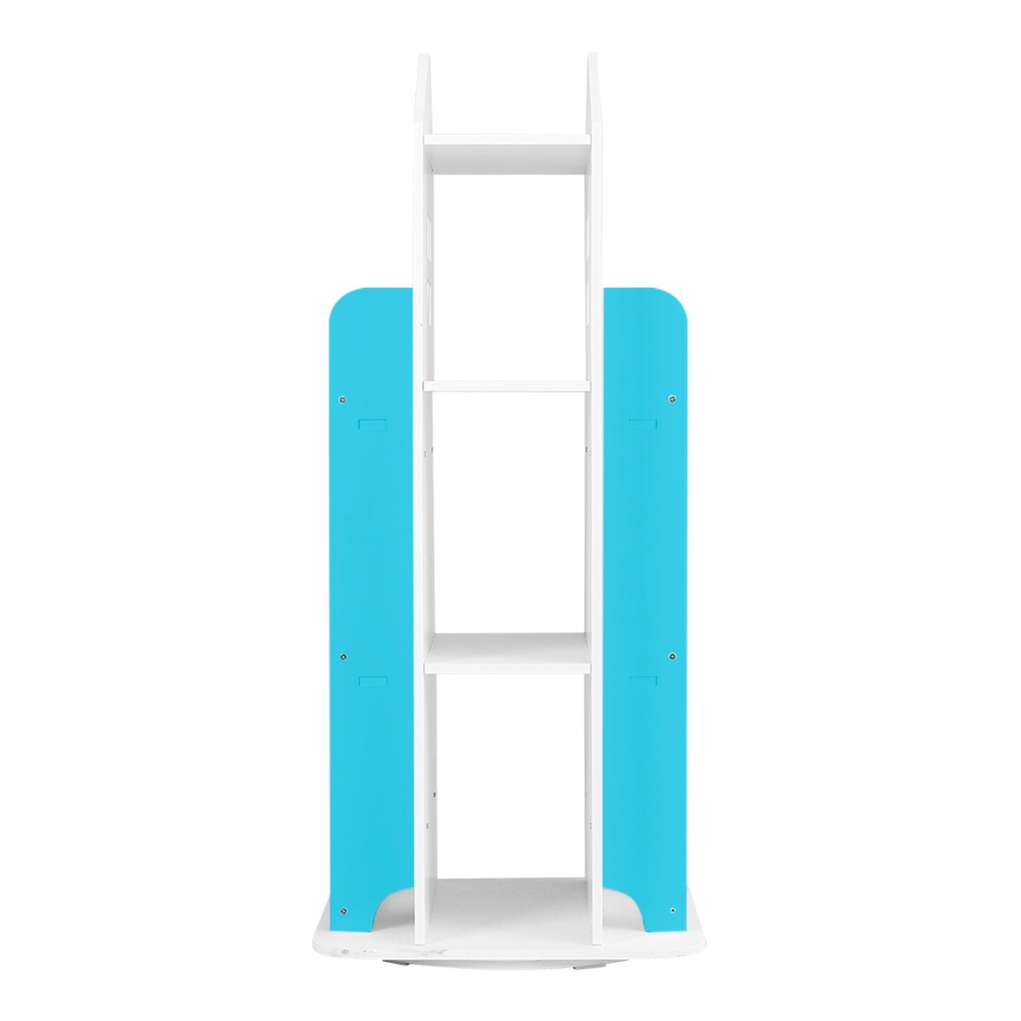 Blue 360° Rotating Kids House Bookshelf