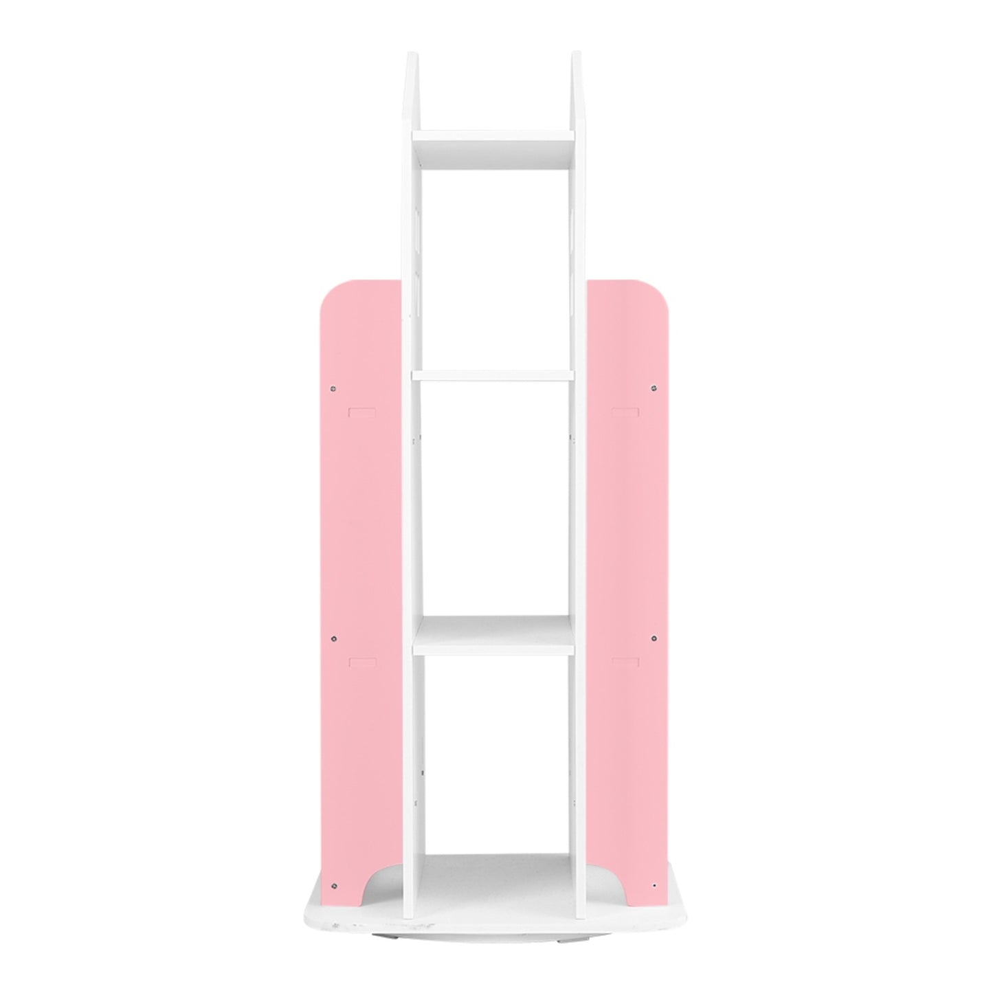 Pink 360° Rotating Kids House Bookshelf