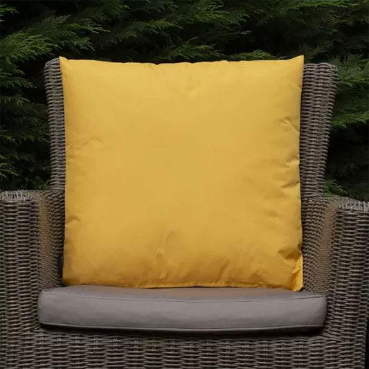 Showerproof Yellow Outdoor Scatter Cushion (Pack of 2)