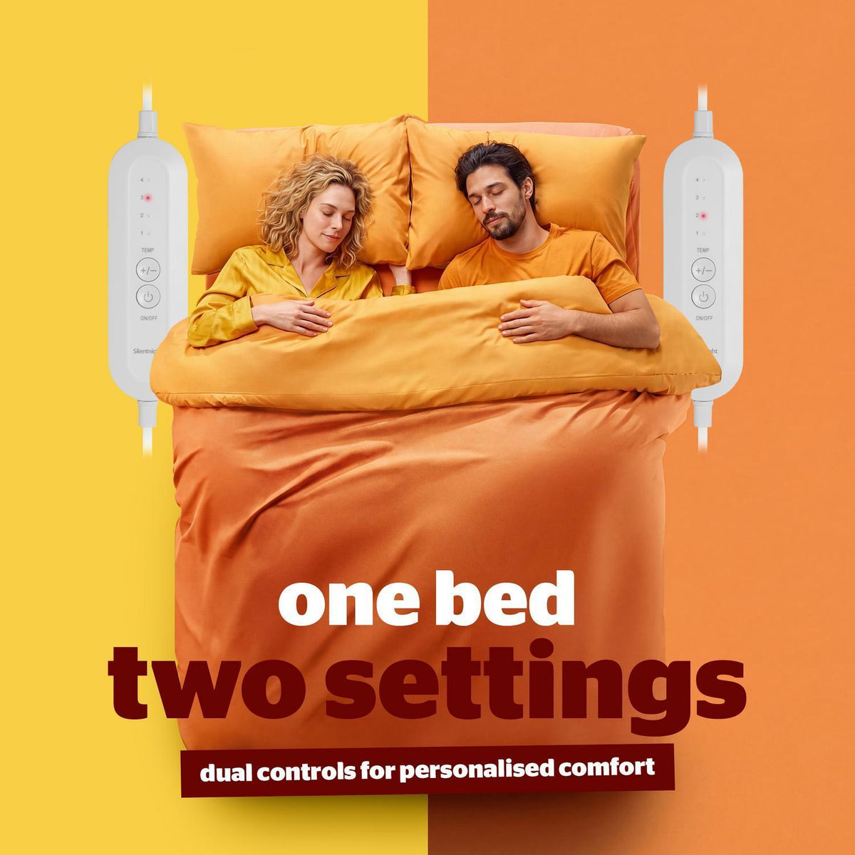 Silentnight Yours and Mine Dual Control Electric Blanket