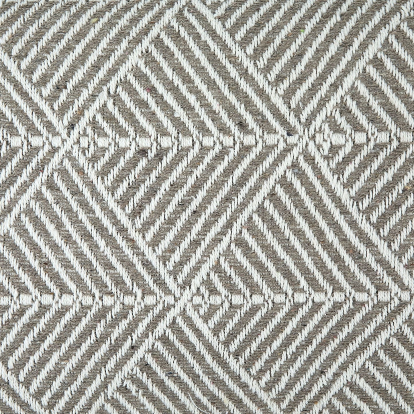 Zahra Natural Scandi Woven Recycled Cotton Throw