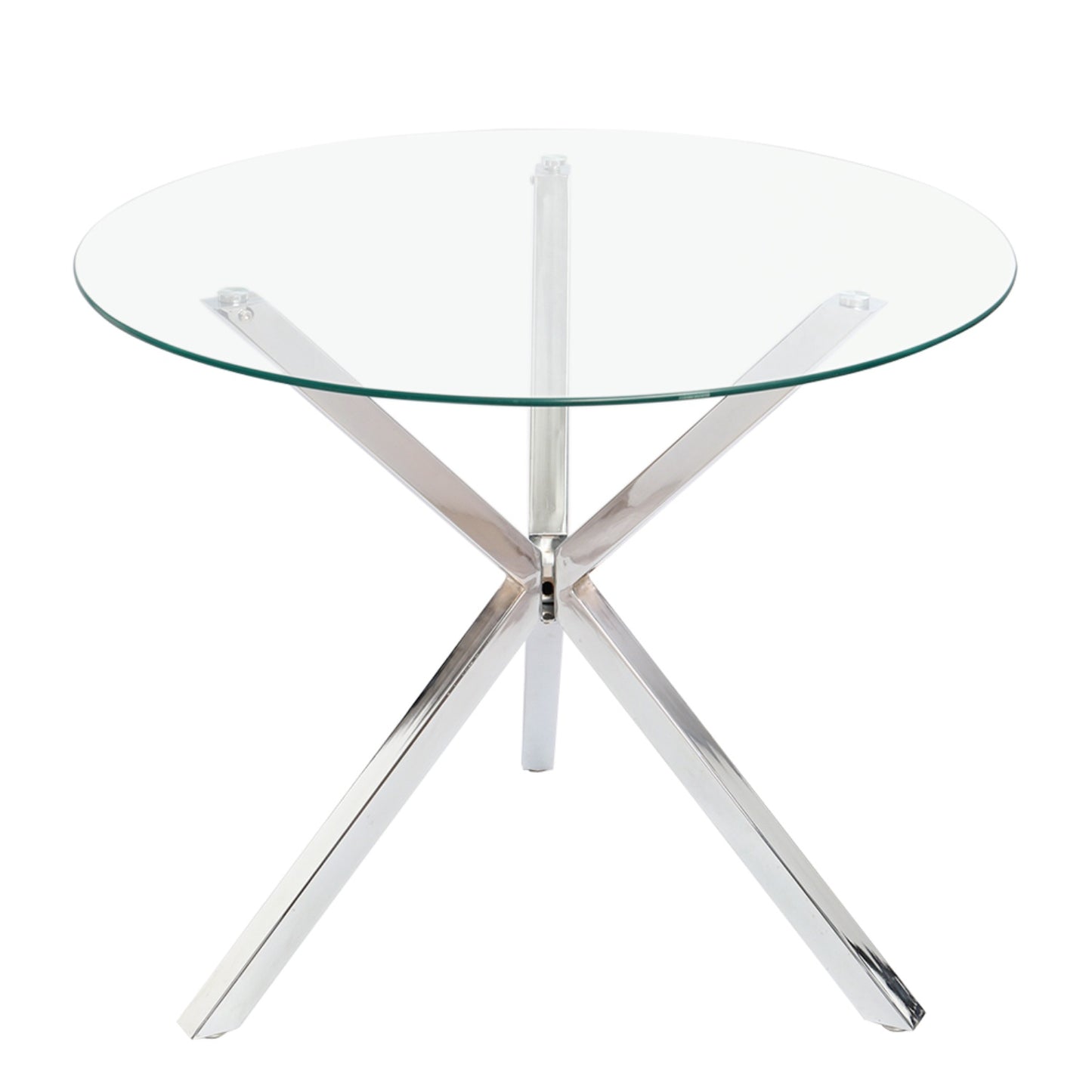 Round Tempered Glass Coffee Table