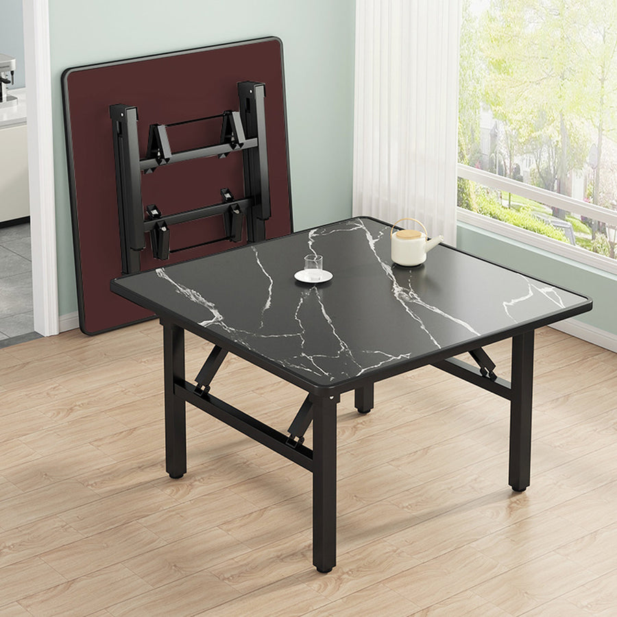 Marble Effect Foldable Coffee Table