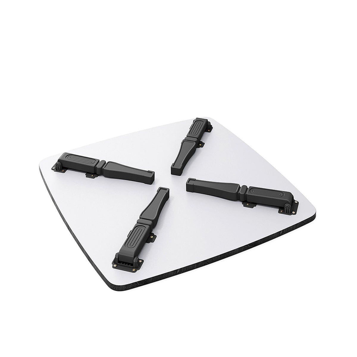 Black Square Wooden Folding Coffee Table