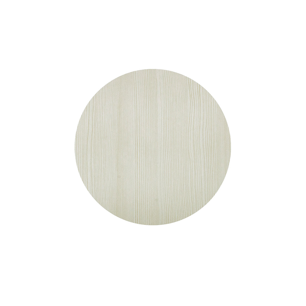 White Round Cafe Table with Metal Base
