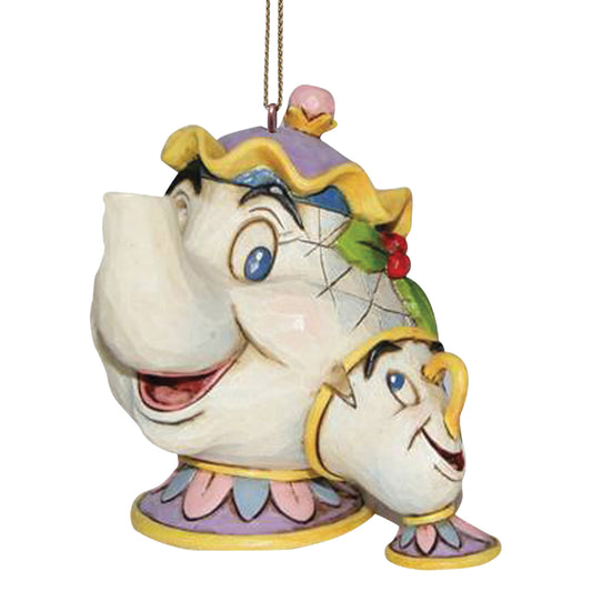 Disney Traditions Mrs Potts and Chip Hanging Ornament