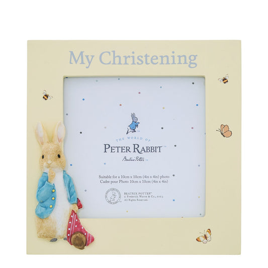 Beatrix Potter Peter Rabbit Christening Photo Frame