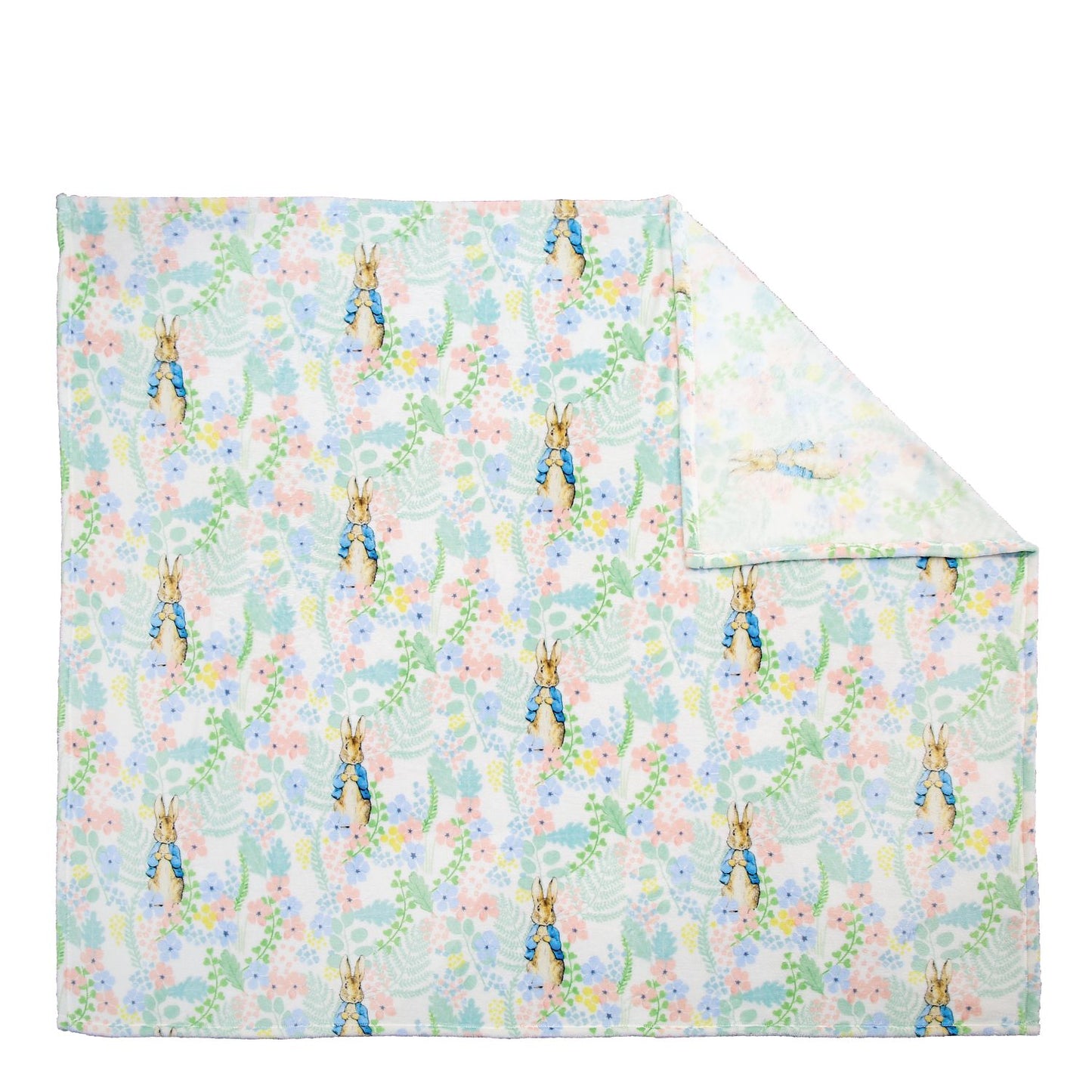 Beatrix Potter Peter Rabbit English Garden Throw