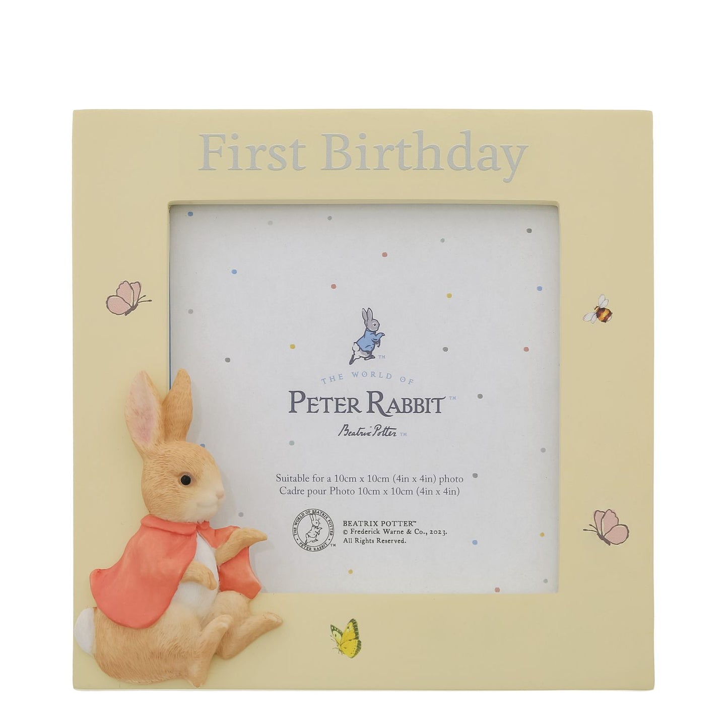 Beatrix Potter Flopsy First Birthday Photo Frame