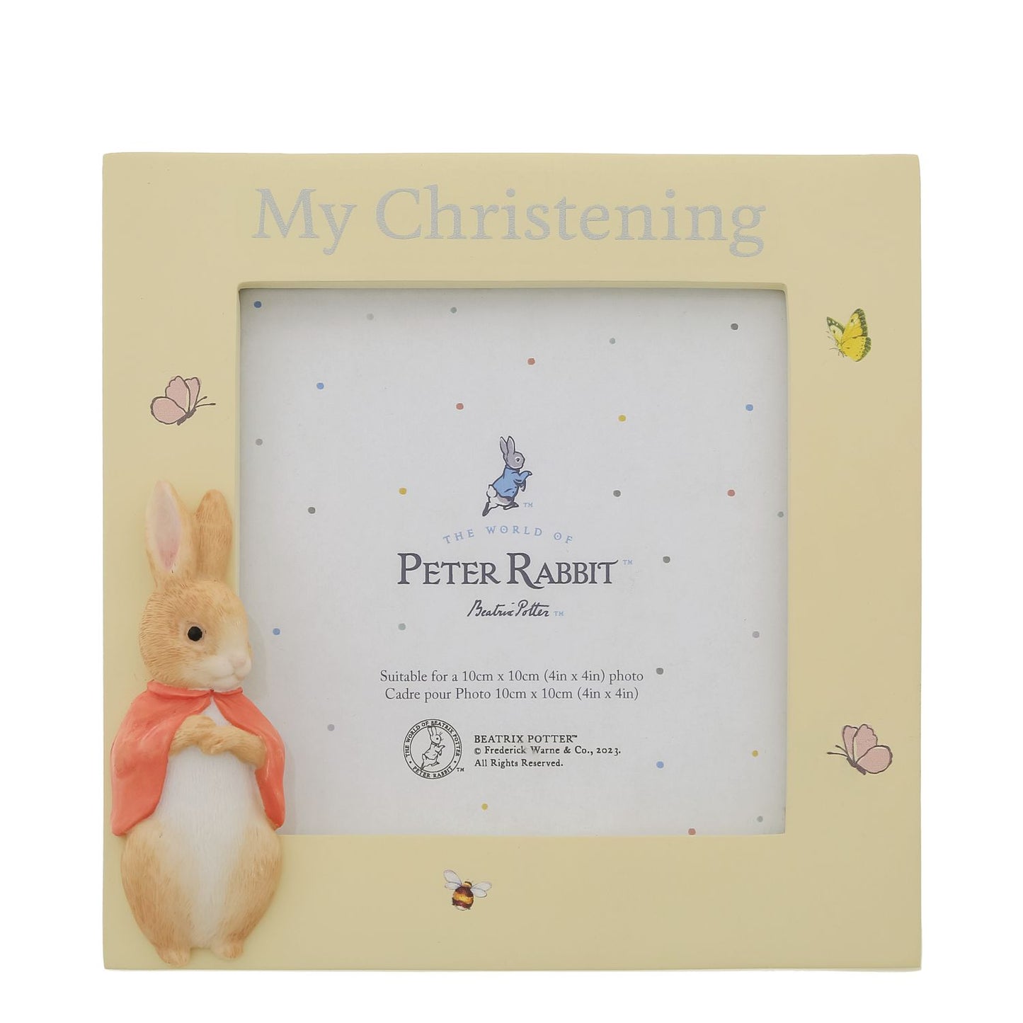 Beatrix Potter Flopsy My Christening Photo Frame