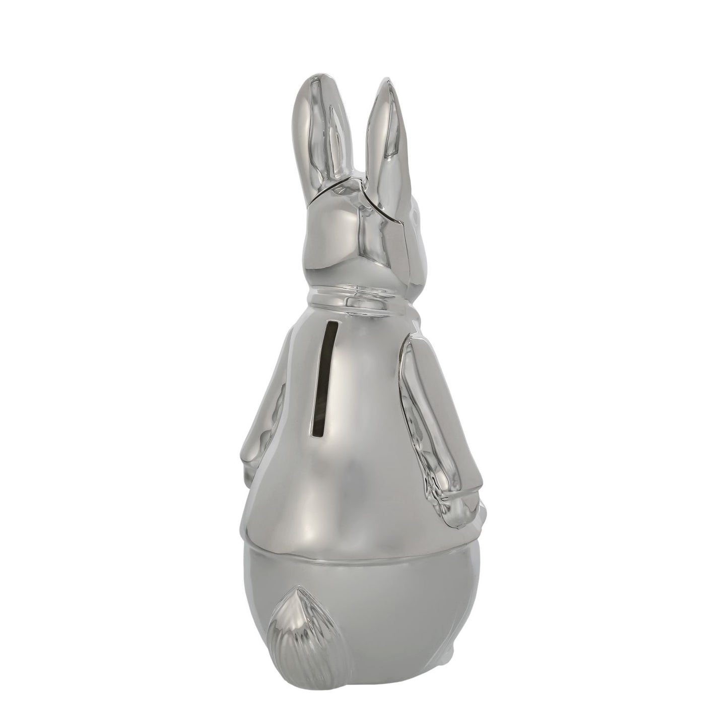 Beatrix Potter Peter Rabbit Silver Plated Sculpted Money Bank