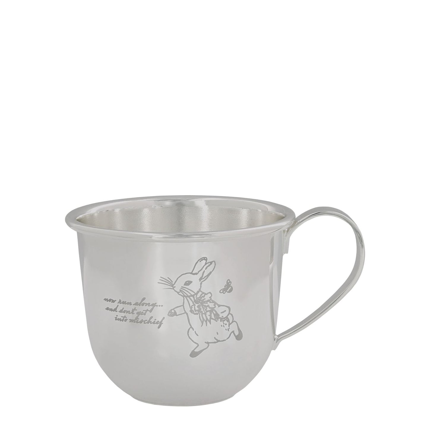 Beatrix Potter Peter Rabbit Silver Plated Baby Mug