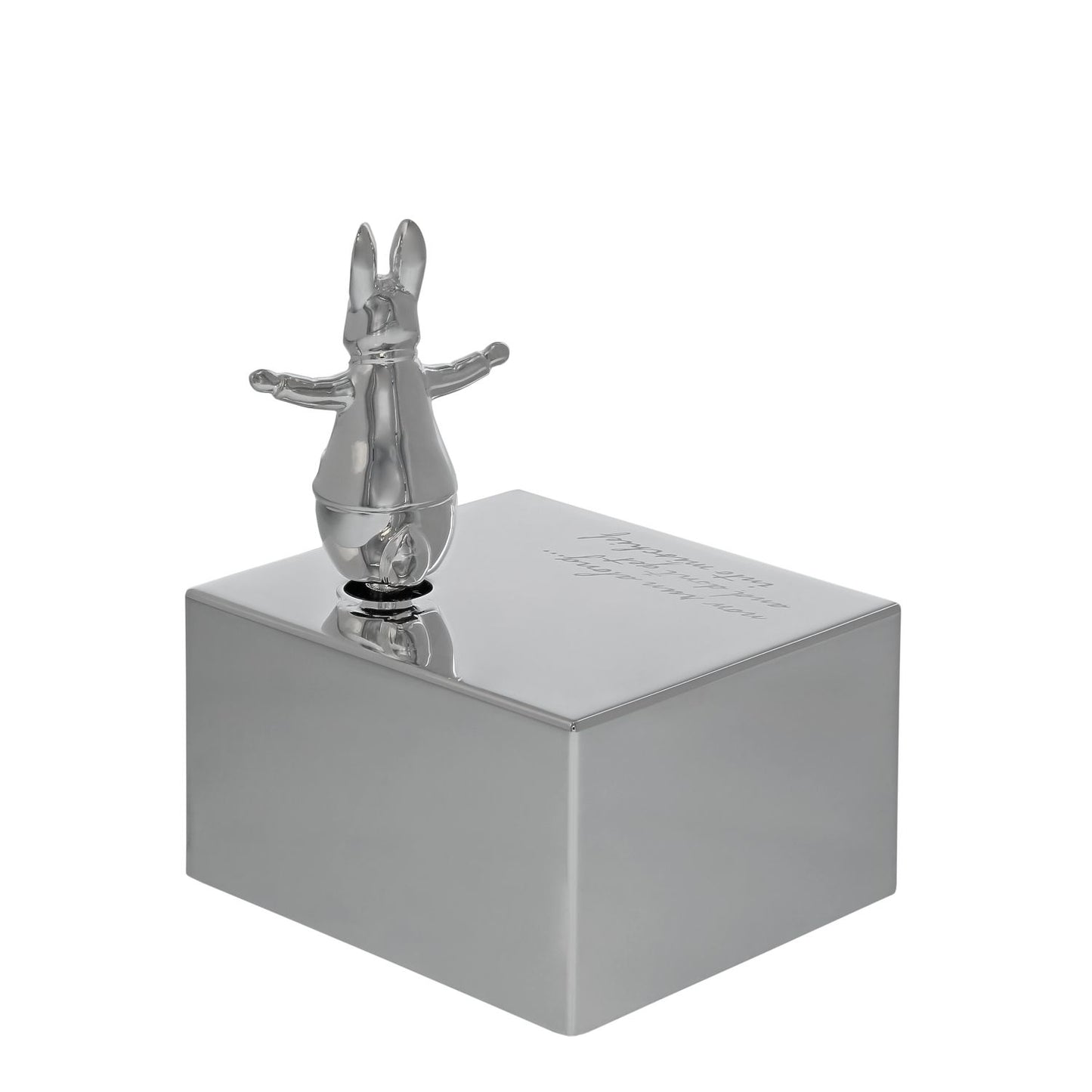 Beatrix Potter Peter Rabbit Silver Plated Musical Box