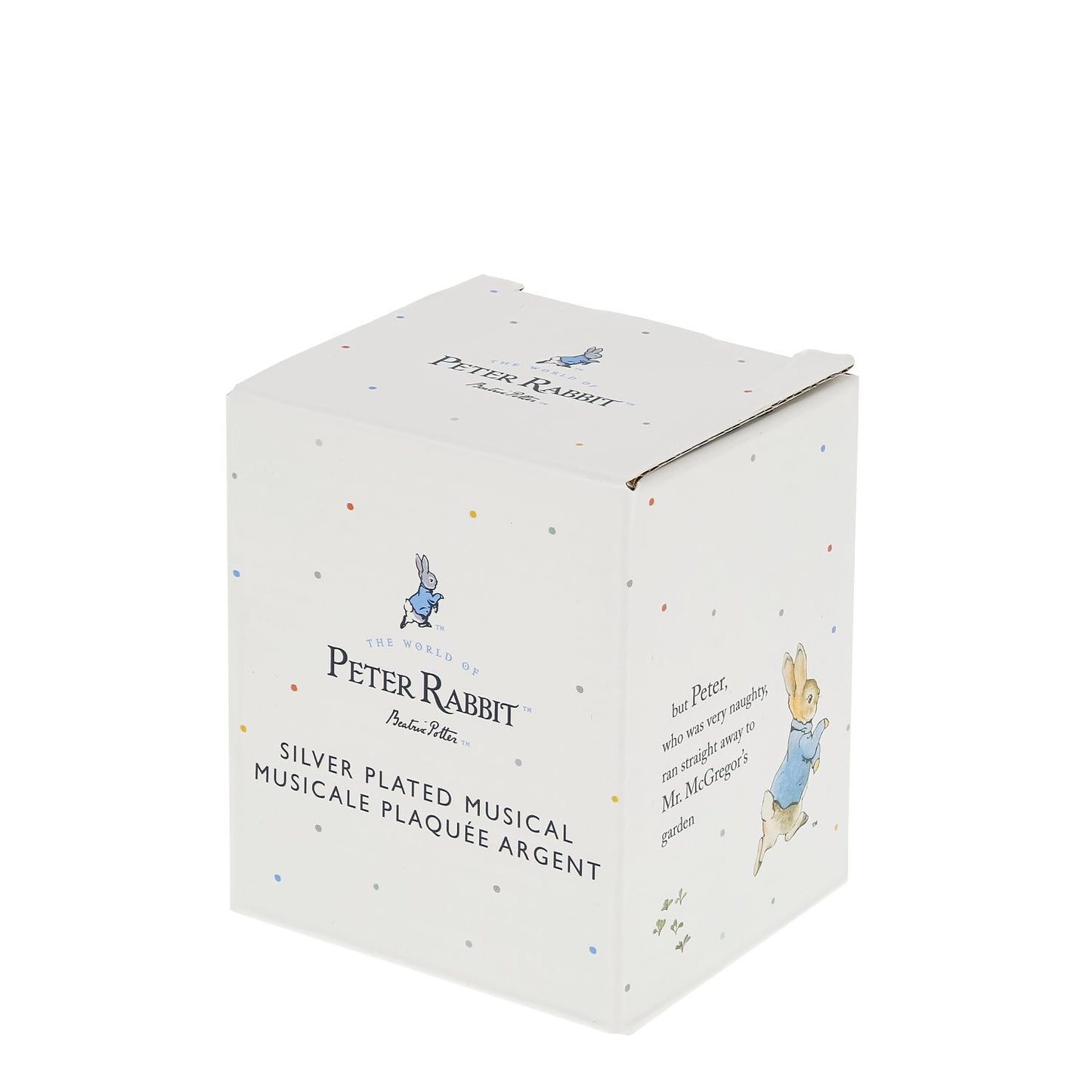 Beatrix Potter Peter Rabbit Silver Plated Musical Box