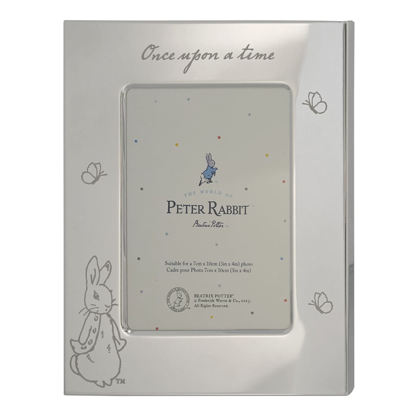 Beatrix Potter Peter Rabbit Silver Plated Photo Frame