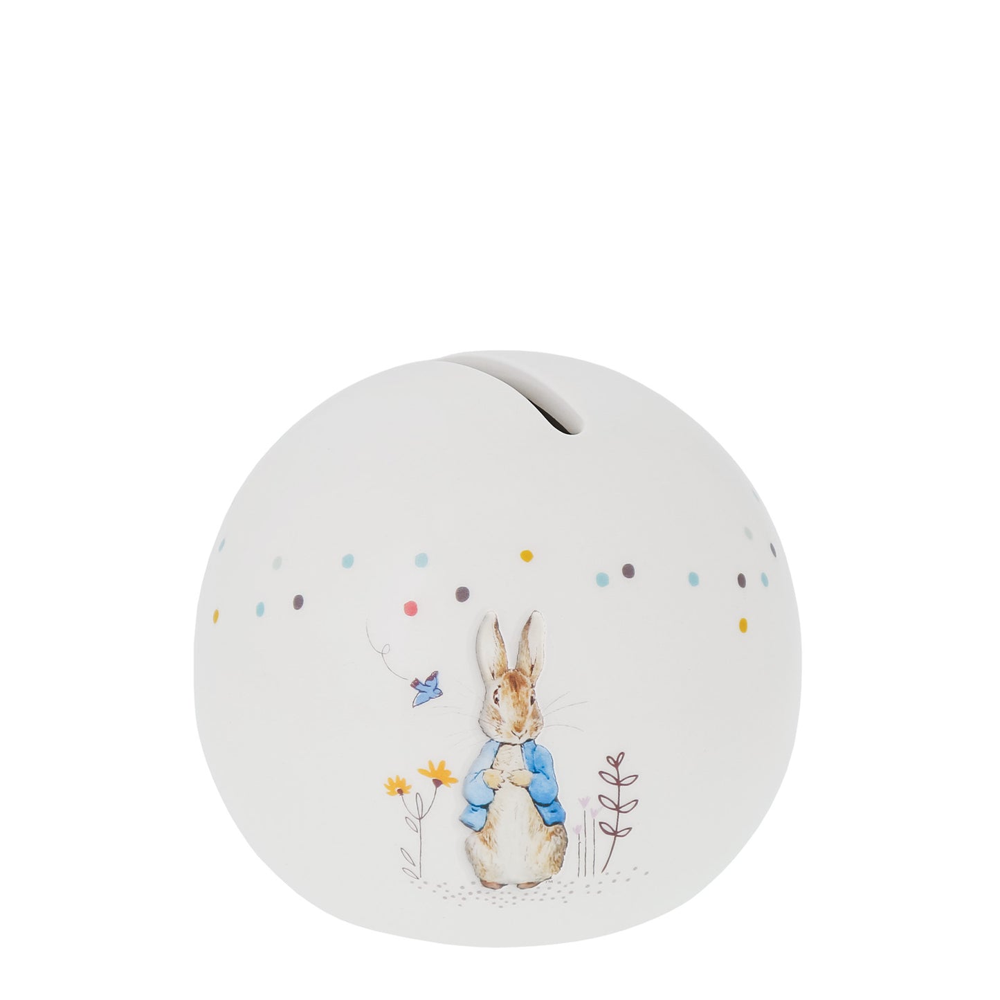 Beatrix Potter Peter Rabbit Sphere Ceramic Money Bank