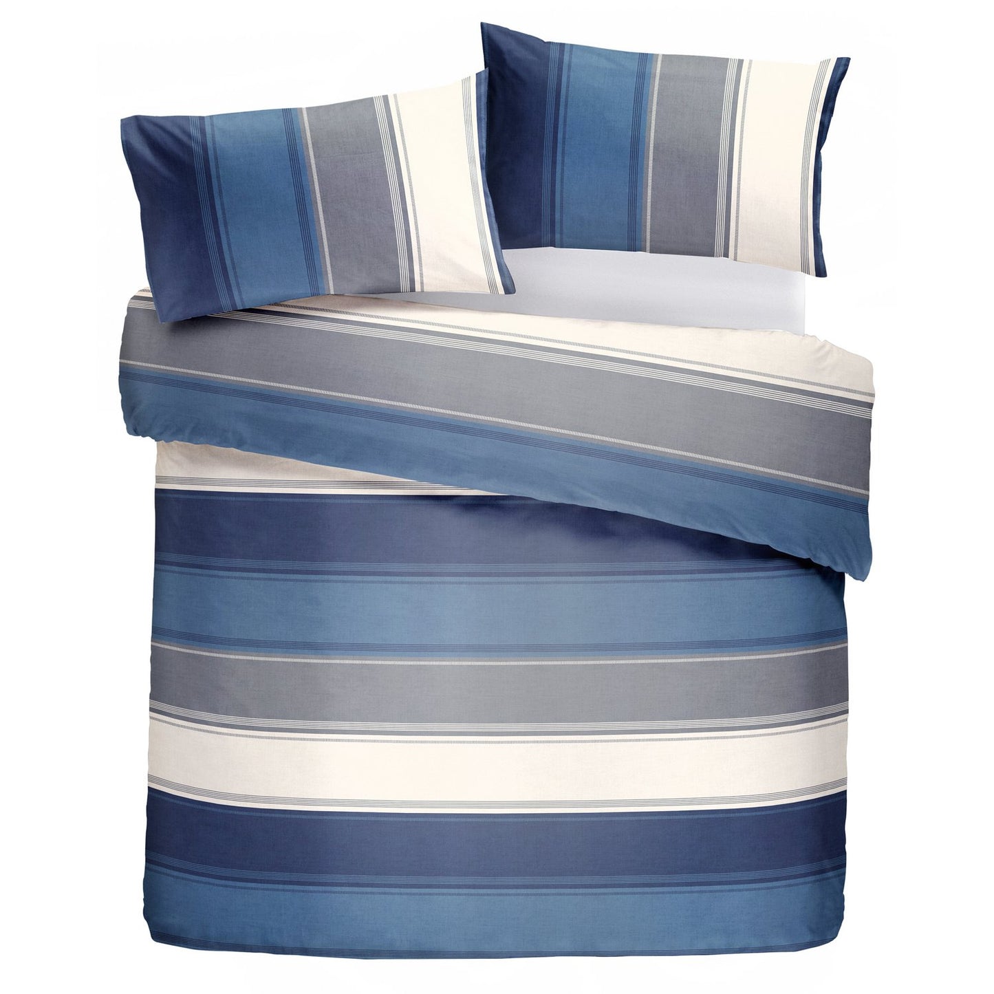 Betley Stripe Blue Duvet Set