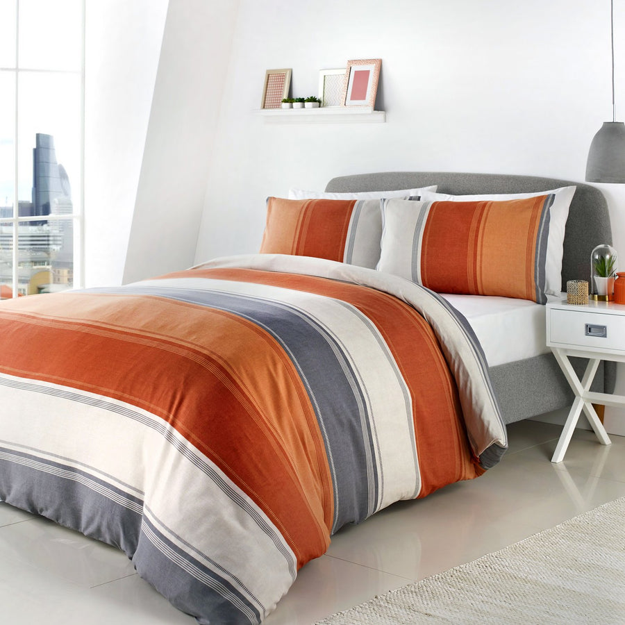 Betley Stripe Spice Duvet Set