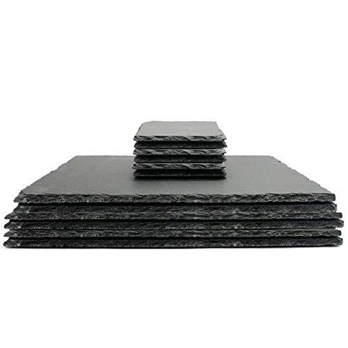 Natural Slate Placemats & Coasters - 12pc