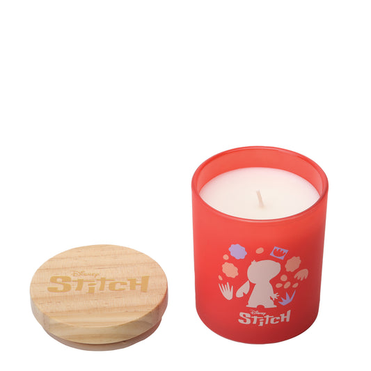 Lilo & Stitch Plumeria & Lychee Jar Candle with Wooden Lid