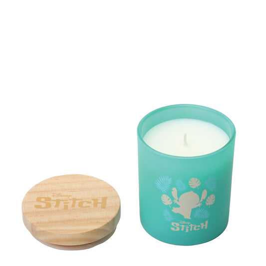 Lilo & Stitch Palm Leaf & Malay Apple Jar Candle with Wooden Lid