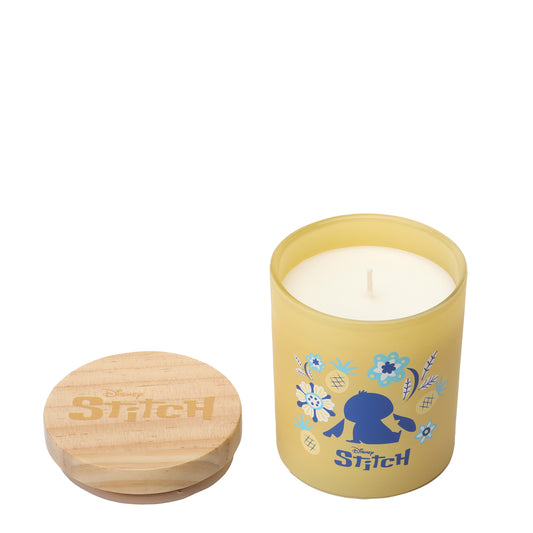 Lilo & Stitch Pineapple & Coconut Blossom Jar Candle with Wooden Lid