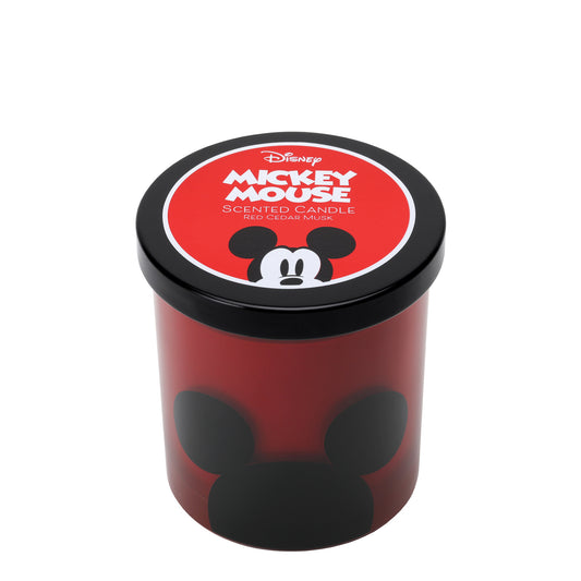Disney Mickey Mouse Red Cedar Musk Glass Printed Candle