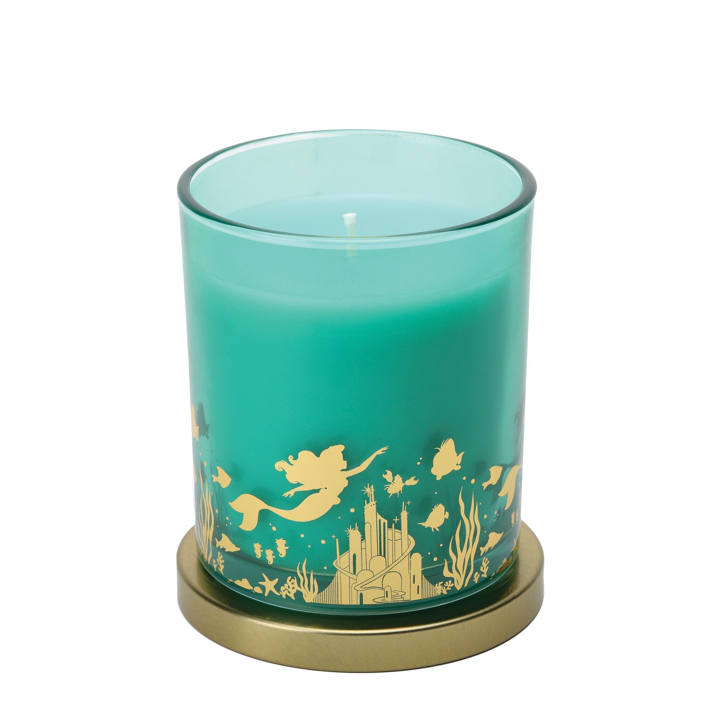 Disney Ariel Coral Blossom & Sea Salt Foiled Glass Candle