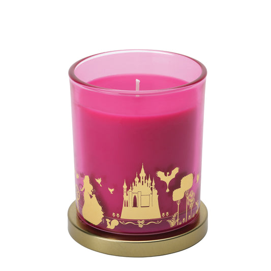 Disney Aurora Briar Rose & Vanilla Foiled Glass Candle