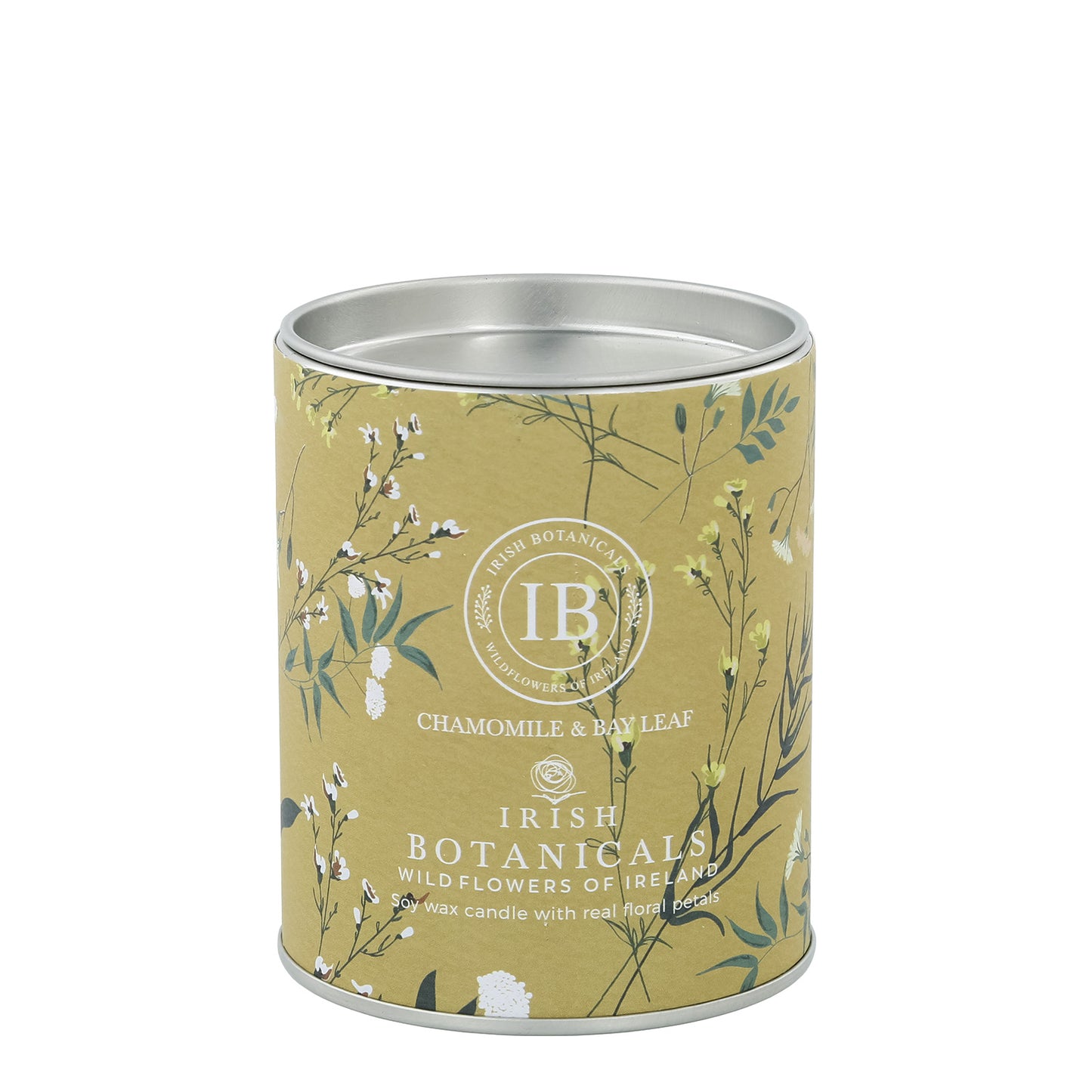 Irish Botanicals Chamomile & Bay Leaf Tin Candle