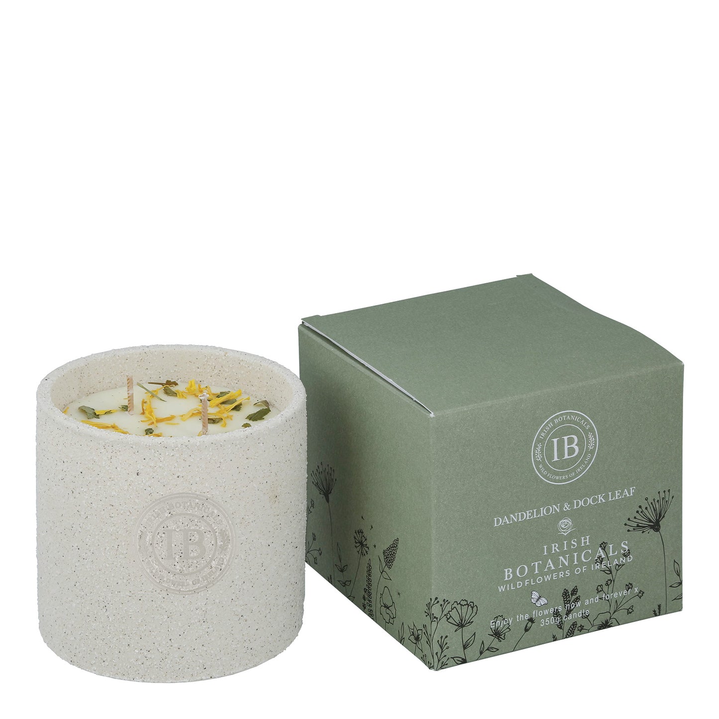 Irish Botanicals Dandelion & Dock Leaf Candle