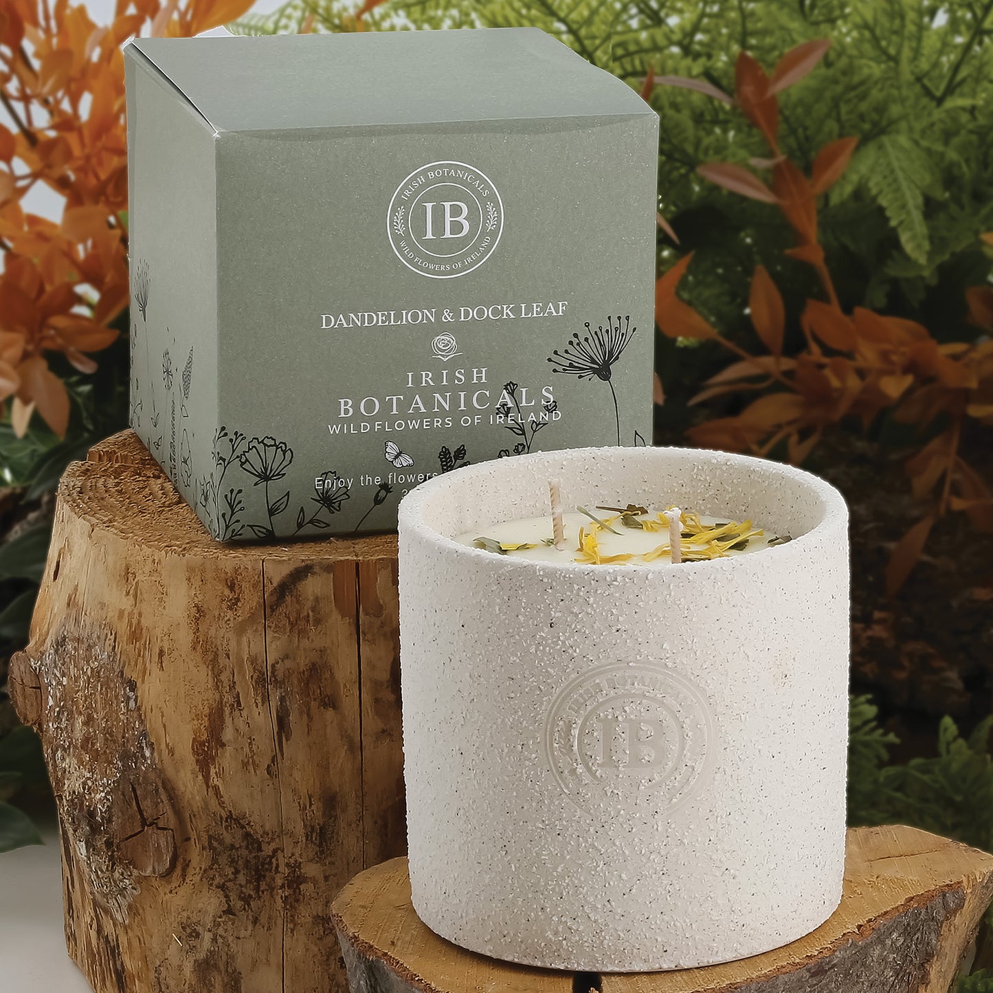 Irish Botanicals Dandelion & Dock Leaf Candle