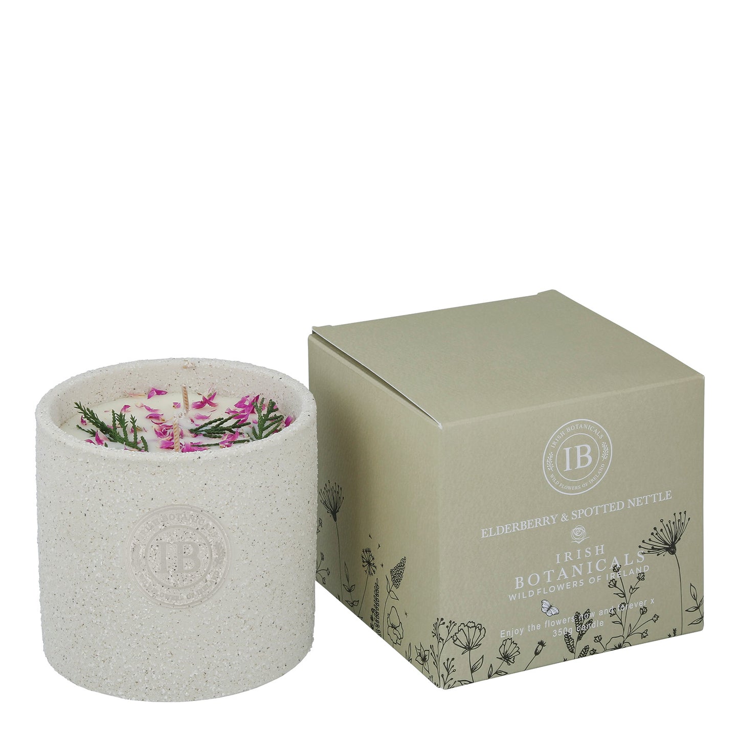 Irish Botanicals Wild Rose & Stinging Nettle Candle