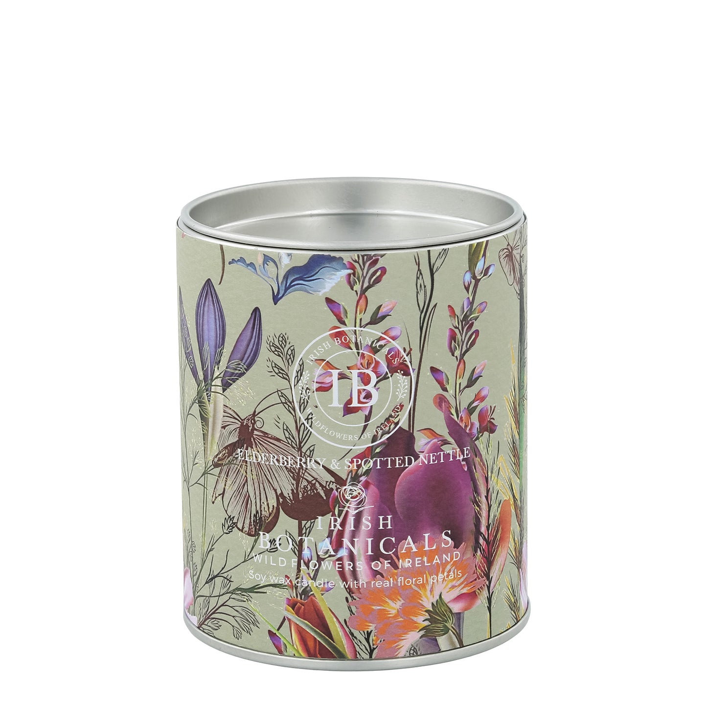 Irish Botanicals Elderberry & Spotted Nettle Tin Candle