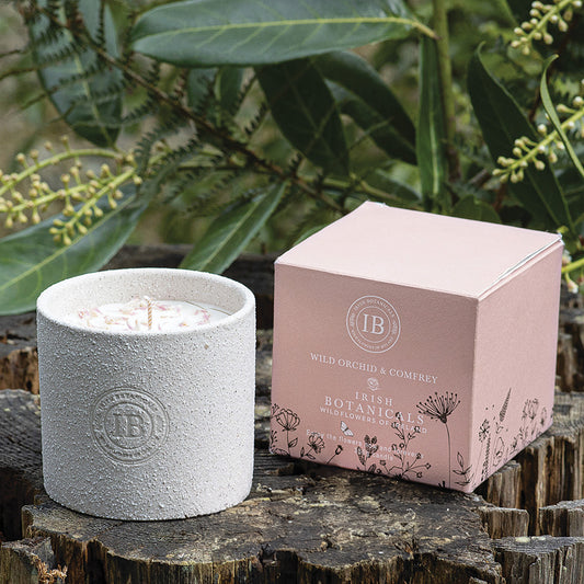 Irish Botanicals Wild Orchid & Comfrey Candle