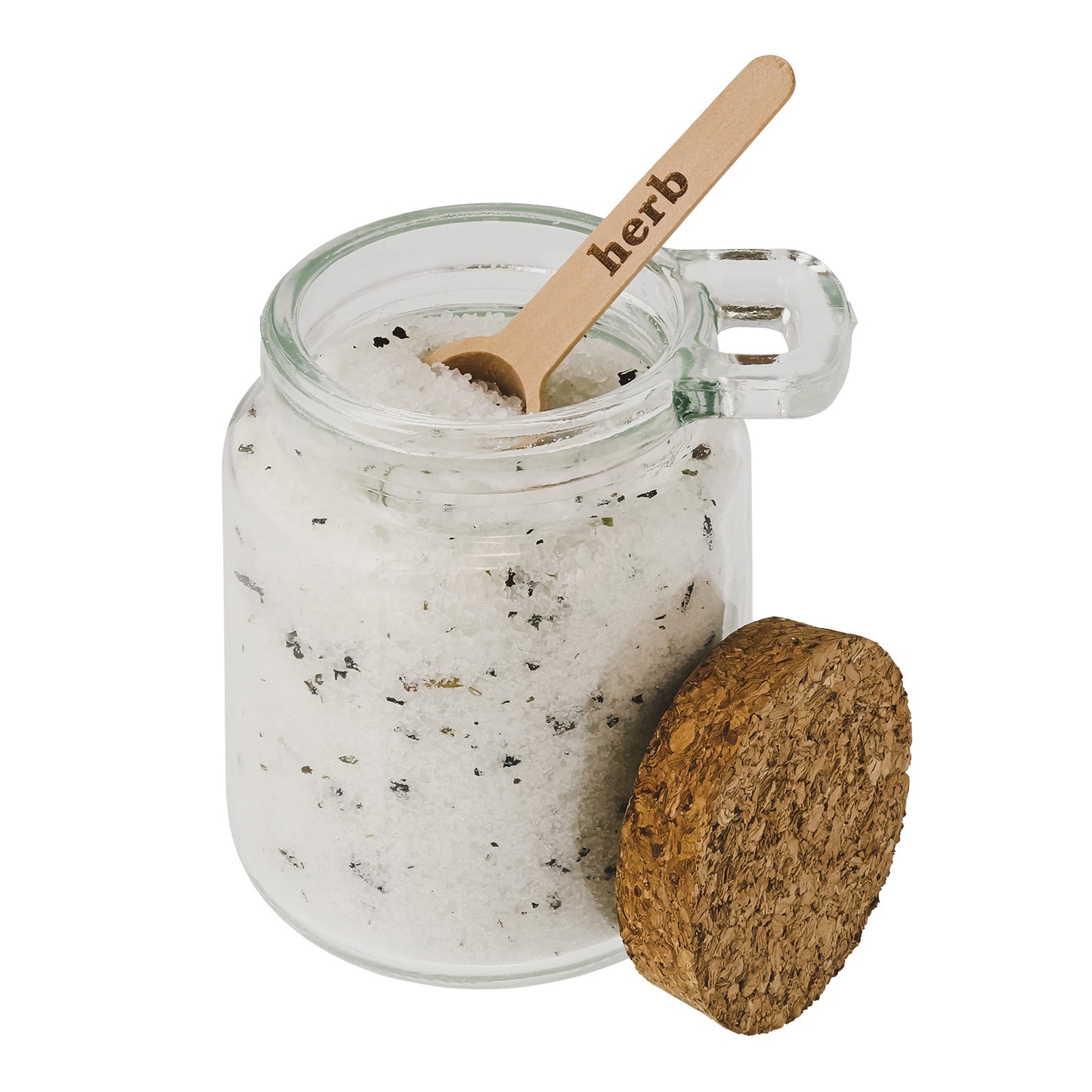 Herb Dublin Peppermint and Eucalyptus Bath Salts Jar