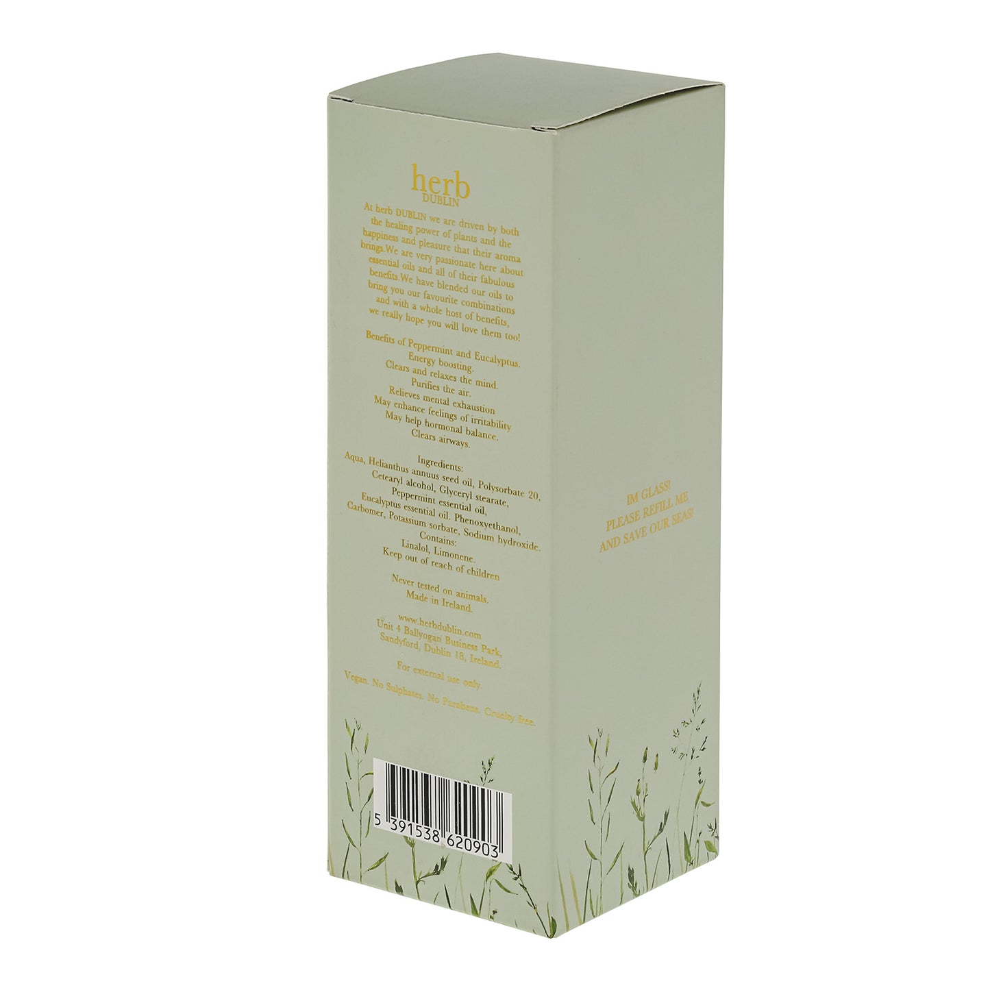 Herb Dublin Peppermint and Eucalyptus Hand Cream