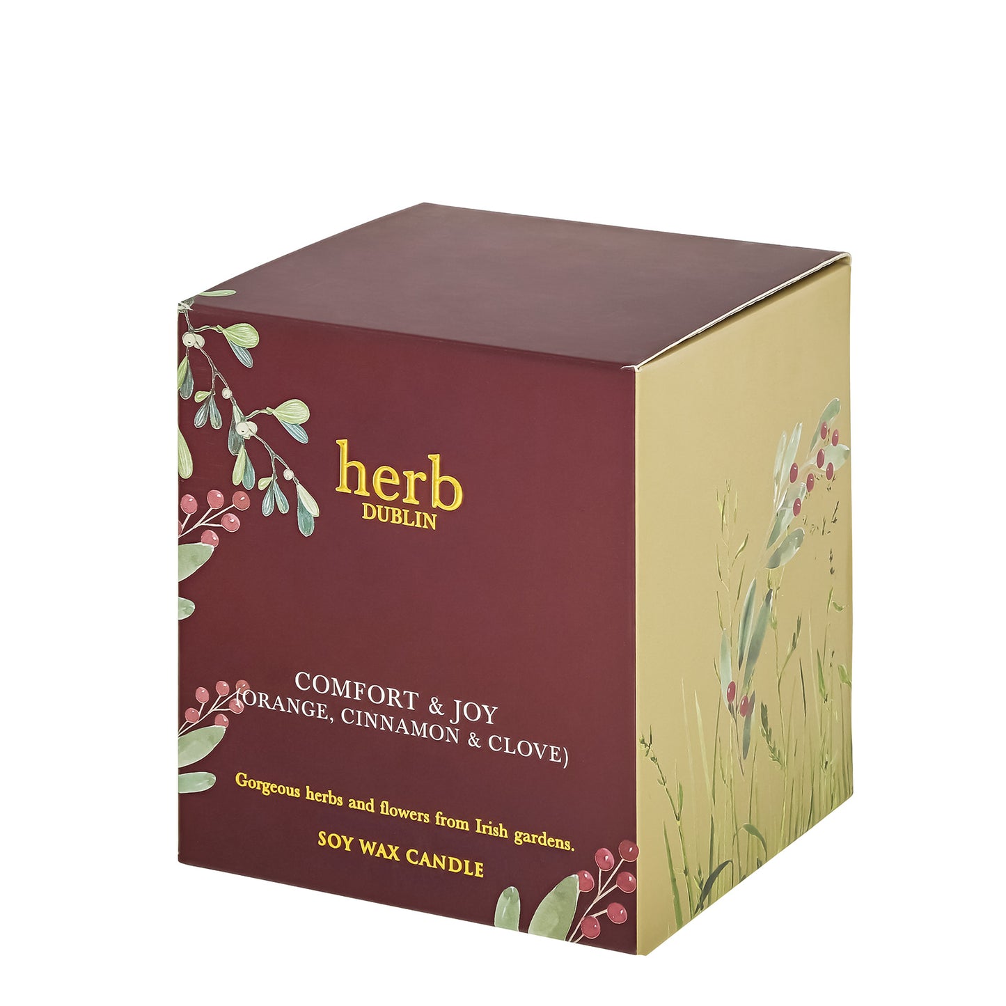 Herb Dublin Comfort and Joy Christmas Candle