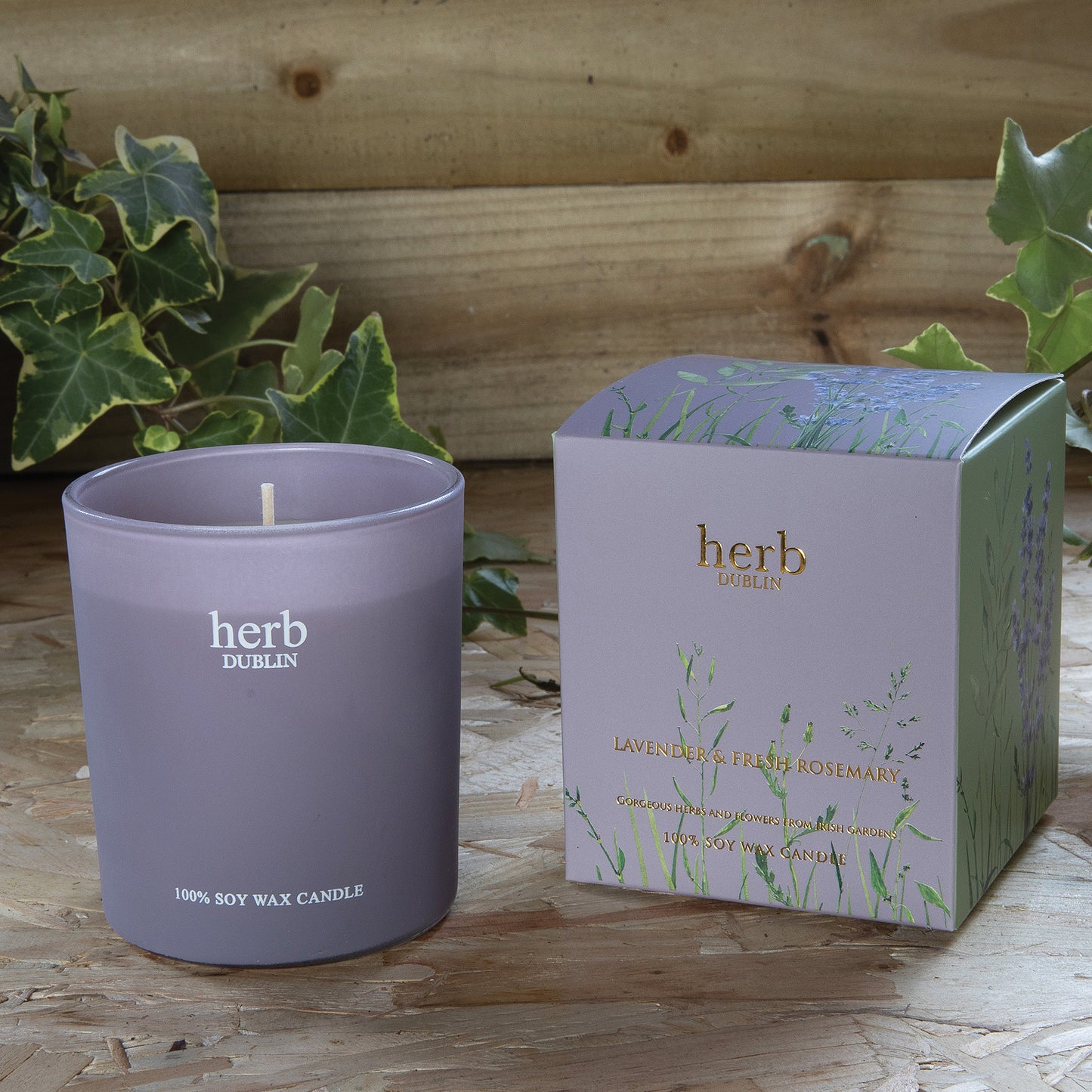 Herb Dublin Lavender & Rosemary Candle