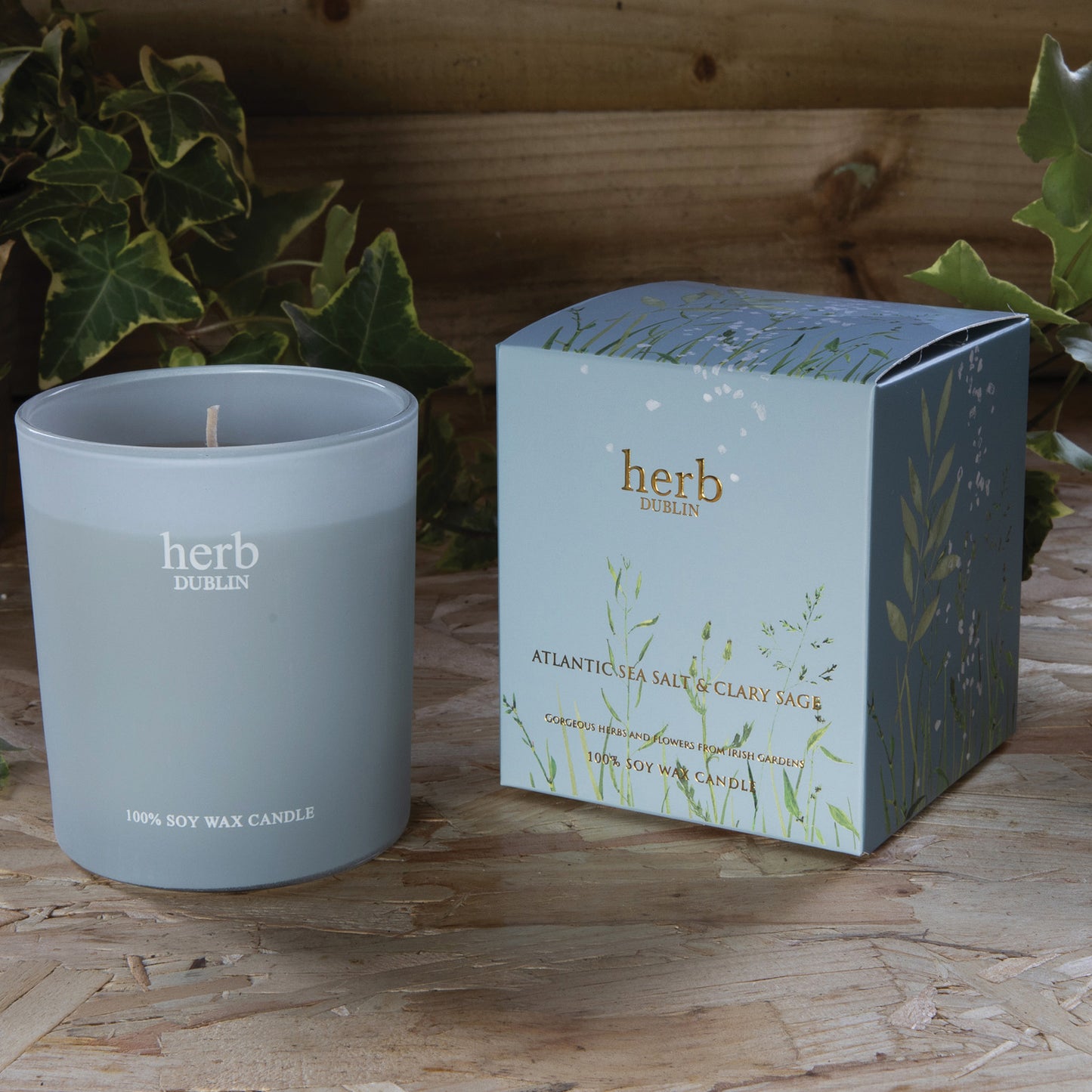 Herb Dublin Atlantic Sea Salt and Sage Candle