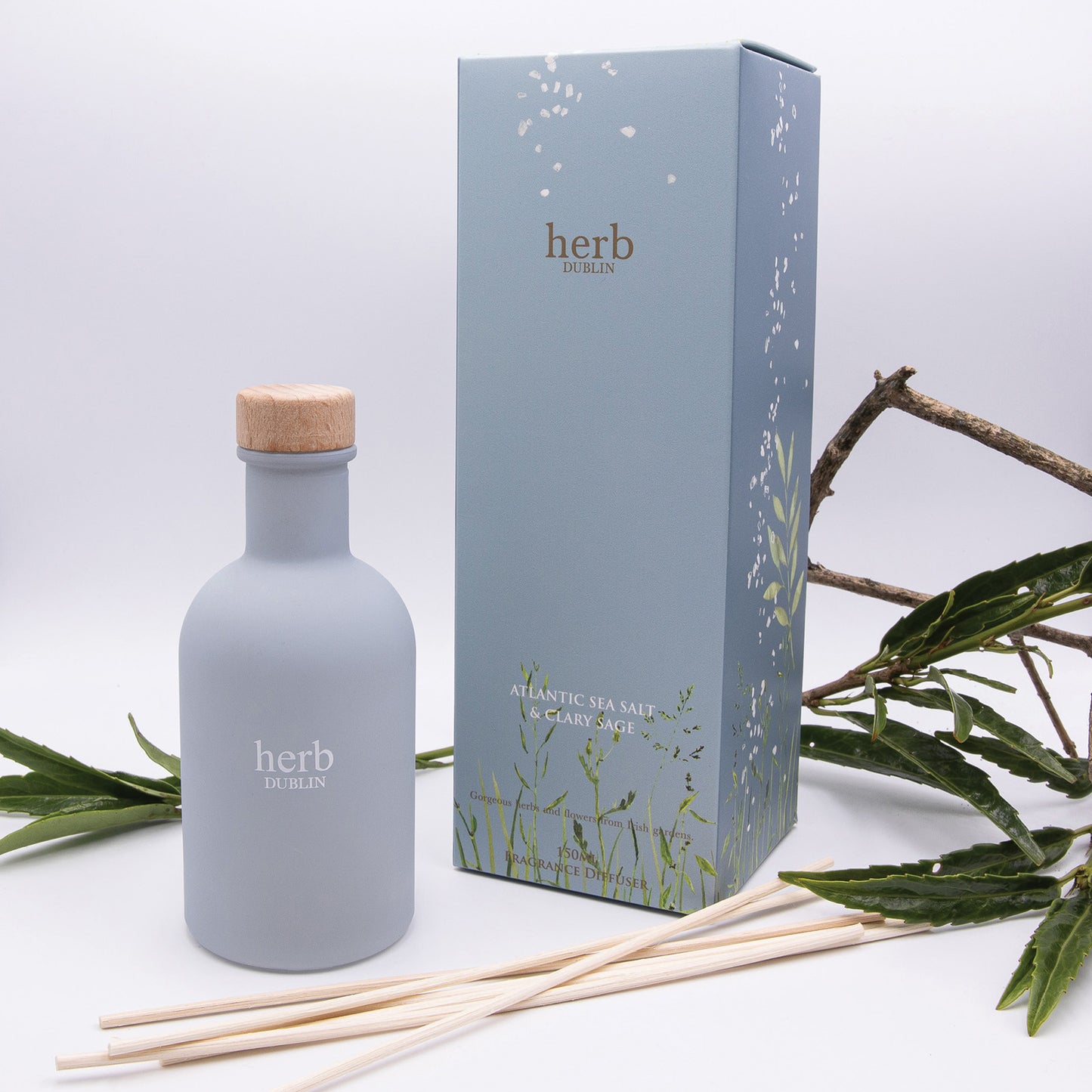 Herb Dublin Atlantic Sea Salt and Clary Sage 150ml Diffuser